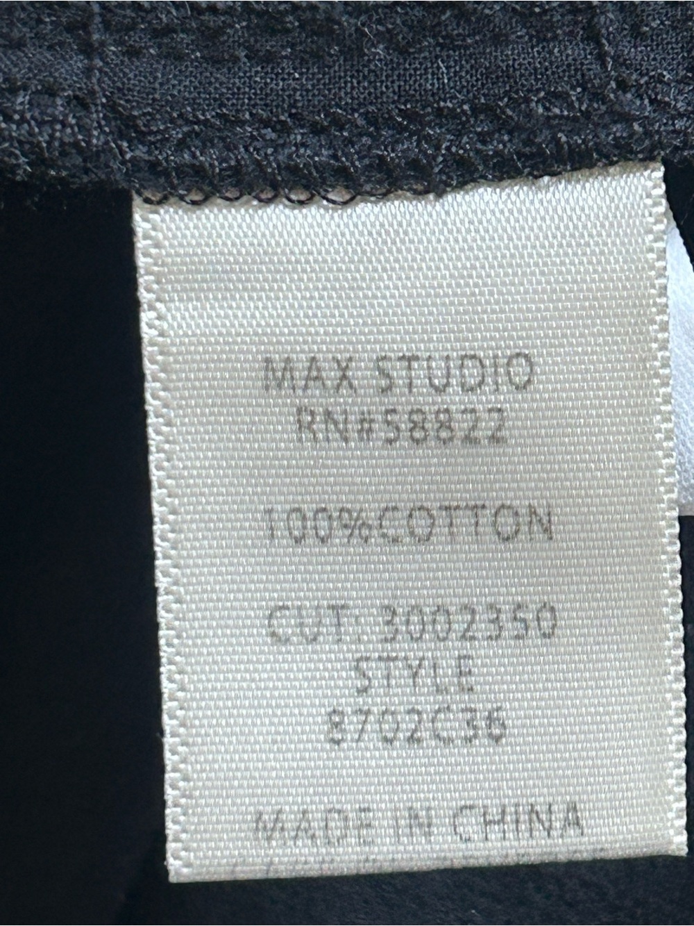 Max Studio Cotton Eyelet Blouse - Picture 9 of 10